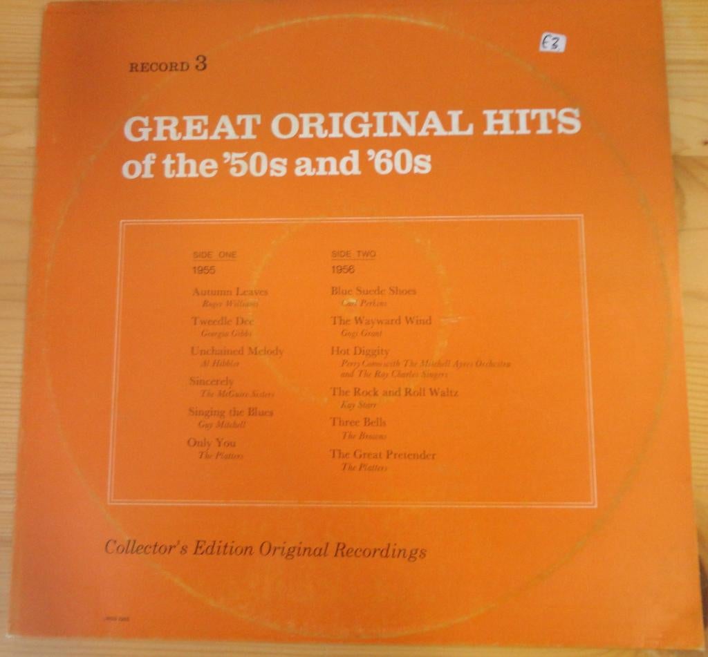 Great original Hits of the '50 and '60s (Deel:3 )(LP, Ophalen of Verzenden, Gebruikt, 12 inch