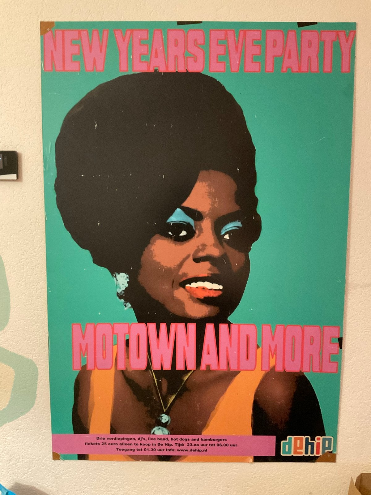 Gratis Grote de Hip Deventer Poster op Hardboard, Ophalen, Deurposter of groter, Muziek, Rechthoekig Staand