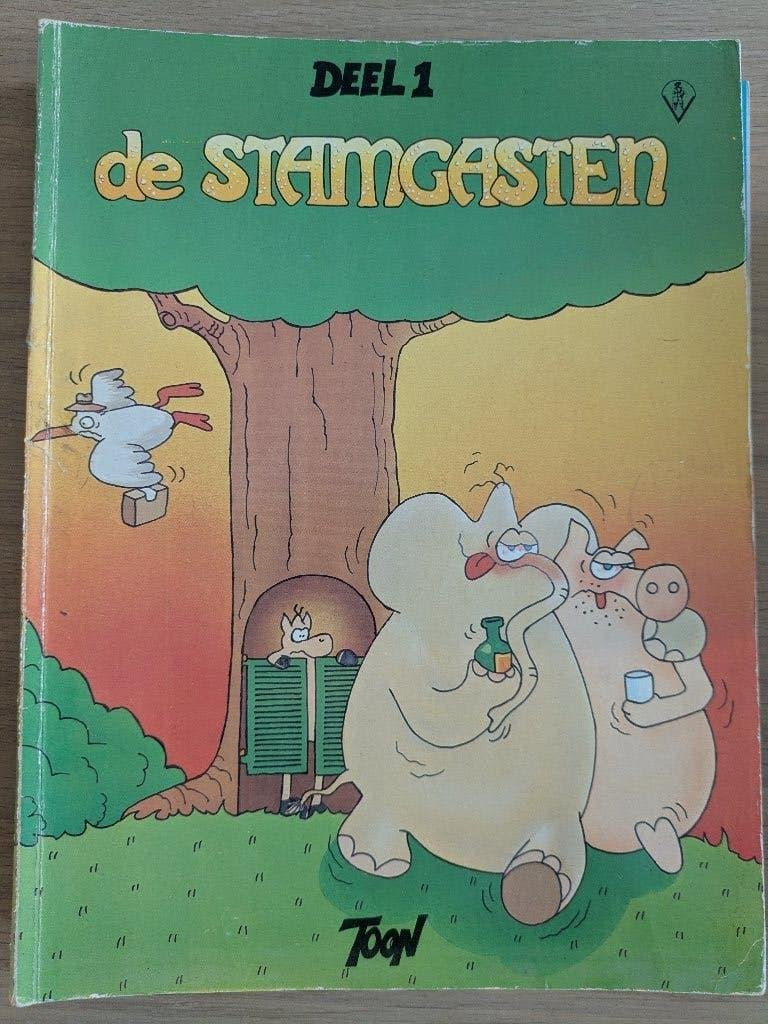 Stripboek De Stamgasten 1, Gelezen, Eén stripboek, Ophalen of Verzenden, Toon van Driel