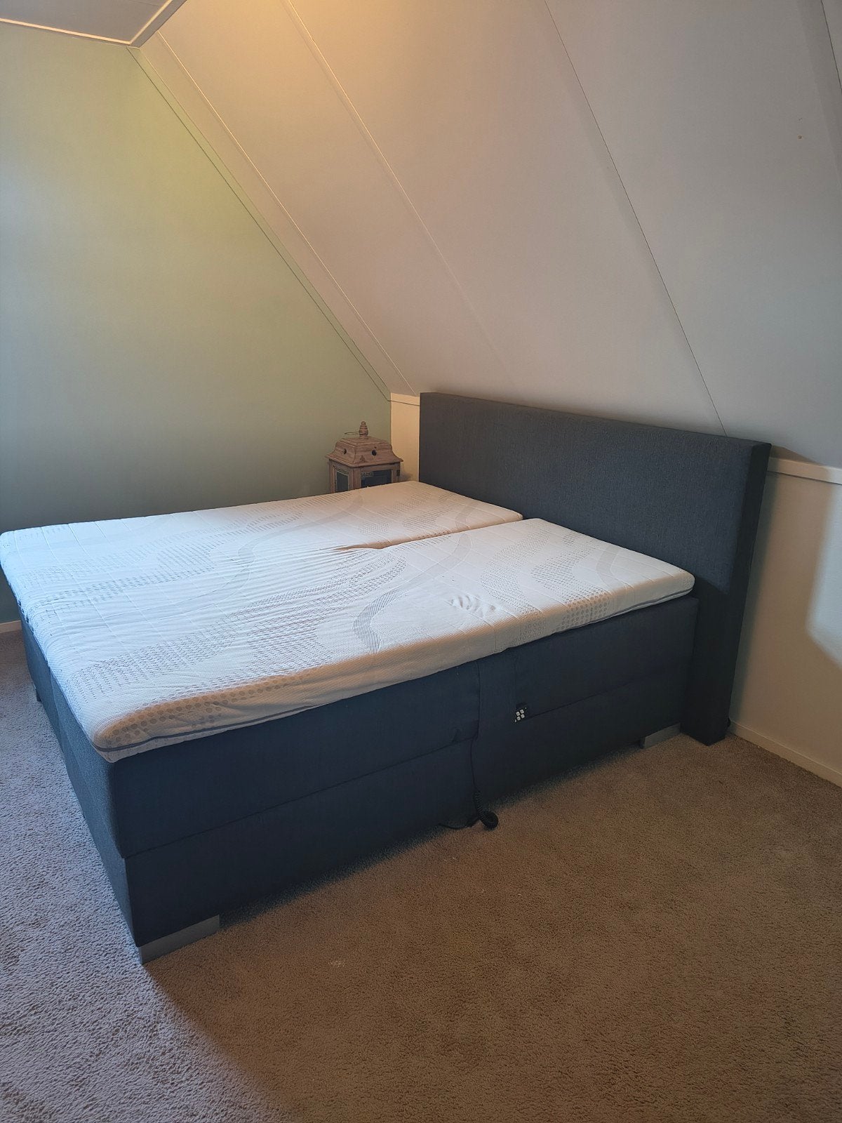 Boxspring 180x200 cm met elektrisch verstelbare bodem, Huis en Inrichting, Slaapkamer | Bedden, Ophalen, Tweepersoons, 180 cm