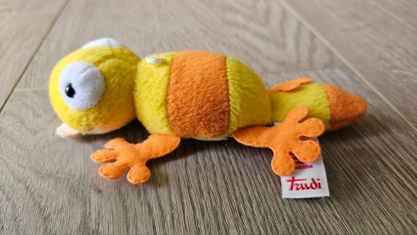 Gekko/ Hagedis knuffel (Trudi), Ophalen of Verzenden, Zo goed als nieuw, Overige typen