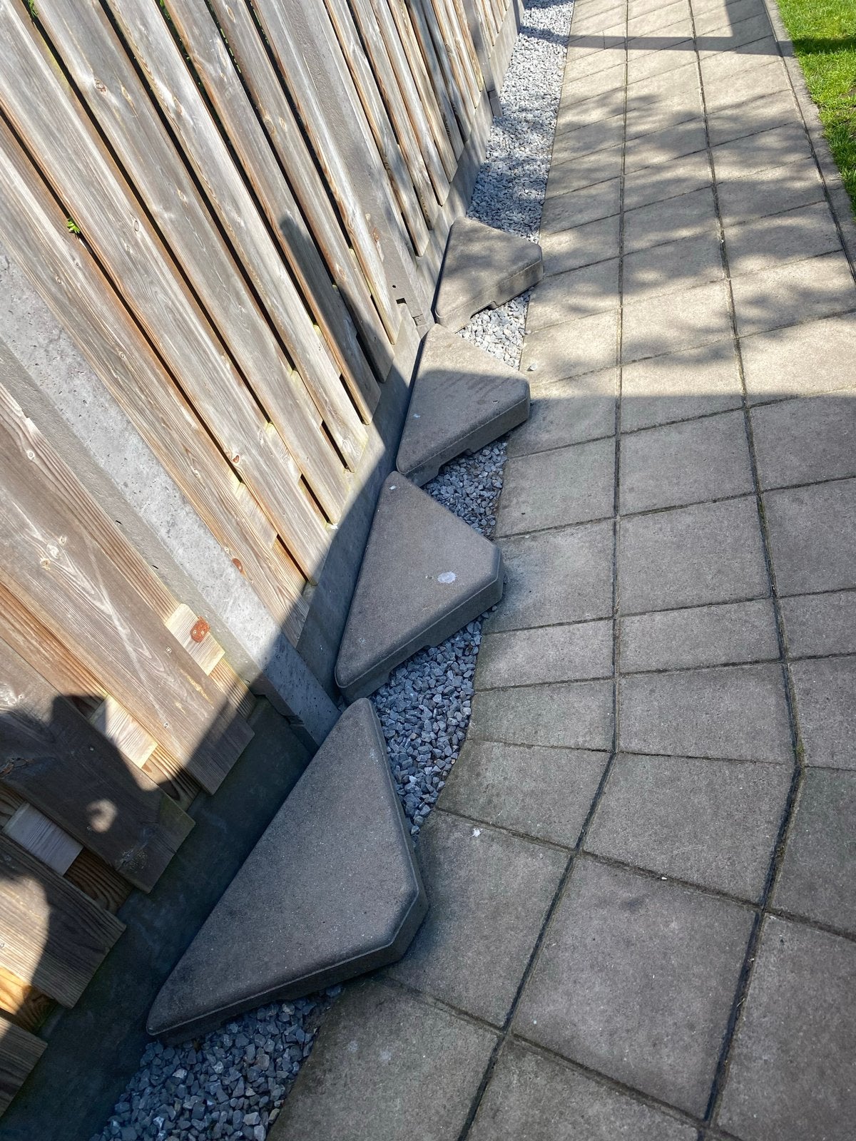 Zware parasolvoet voor zweefparasol - Gratis af te halen!, Ophalen of Verzenden, Gebruikt, Parasolvoet