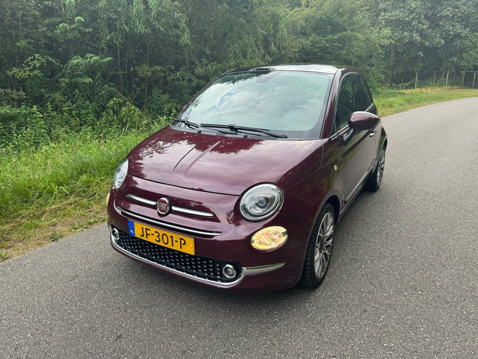 Fiat 500 Twinair Turbo 🇮🇹Collezione 80pk 2016 Rood, Voorwielaandrijving, Stof, 31 €/maand, 905 kg
