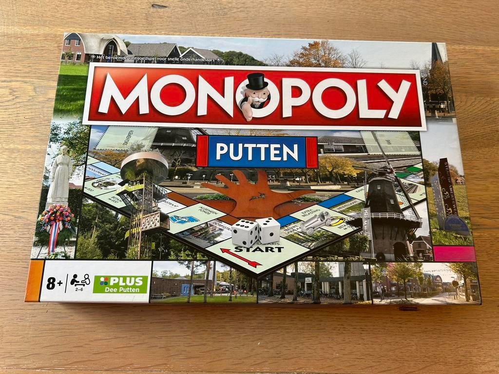 Monopoly - Putten editie, Ophalen of Verzenden, Zo goed als nieuw