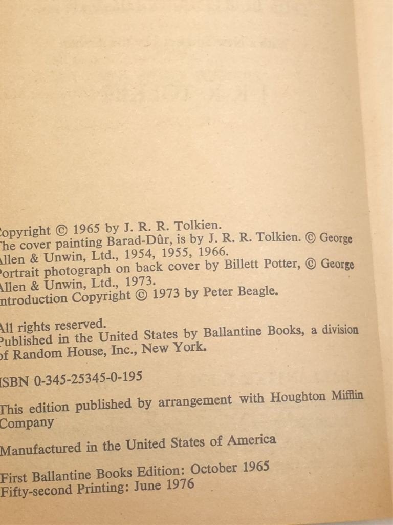 The Return of the King — J.R.R. Tolkien, Vintage 1976, Verzenden, Gelezen