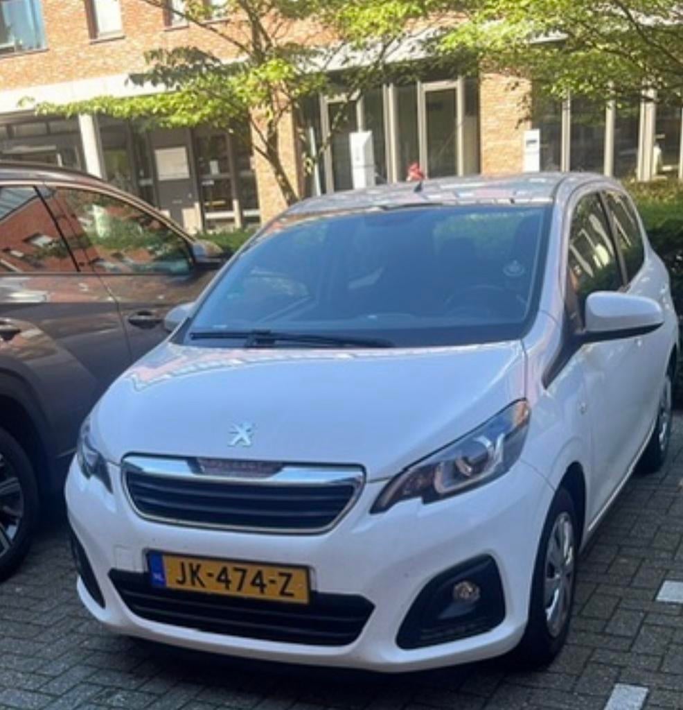 Peugeot 108 AUTOMAAT 2016 Wit, 4 stoelen, Wit, Origineel Nederlands, 24 km/l