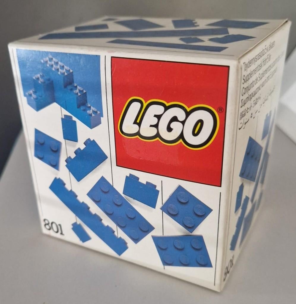 Lego 801 aanvullingsdoosje 1986 - ongeopend, Lego, Accessoire, Nieuw, Ophalen of Verzenden
