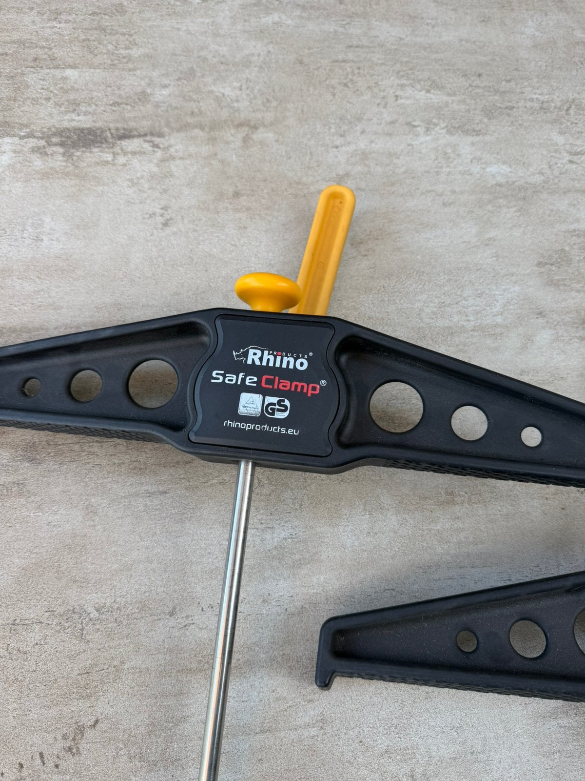 SafeClamp ladderklemset., Ophalen