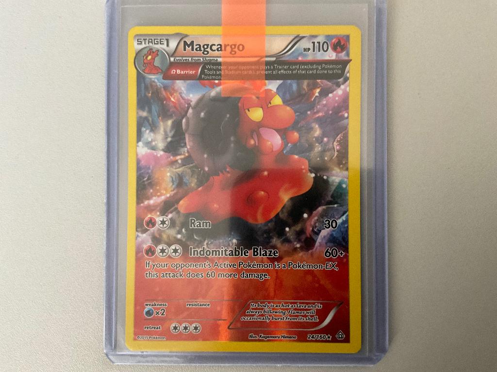 Magcargo (Omega) - XY - Primal Clash - 24/160 (Reverse Holo), Verzenden, Gebruikt, Losse kaart