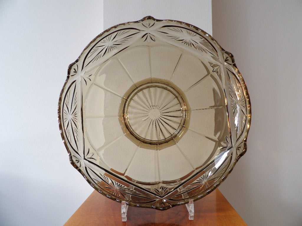 Art Deco grote Fruitschaal Scailmont, Fumee, Aanbieding, Ophalen of Verzenden