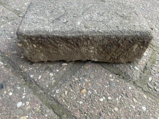 straatstenen oprit, Ophalen, Gebruikt, Klinkers, 5 tot 10 m²