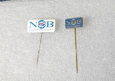 blikken+volmetaal+knoopsgatspeld NOB Wegtransport, Ophalen of Verzenden, Gebruikt, Overige onderwerpen, Speldje of Pin