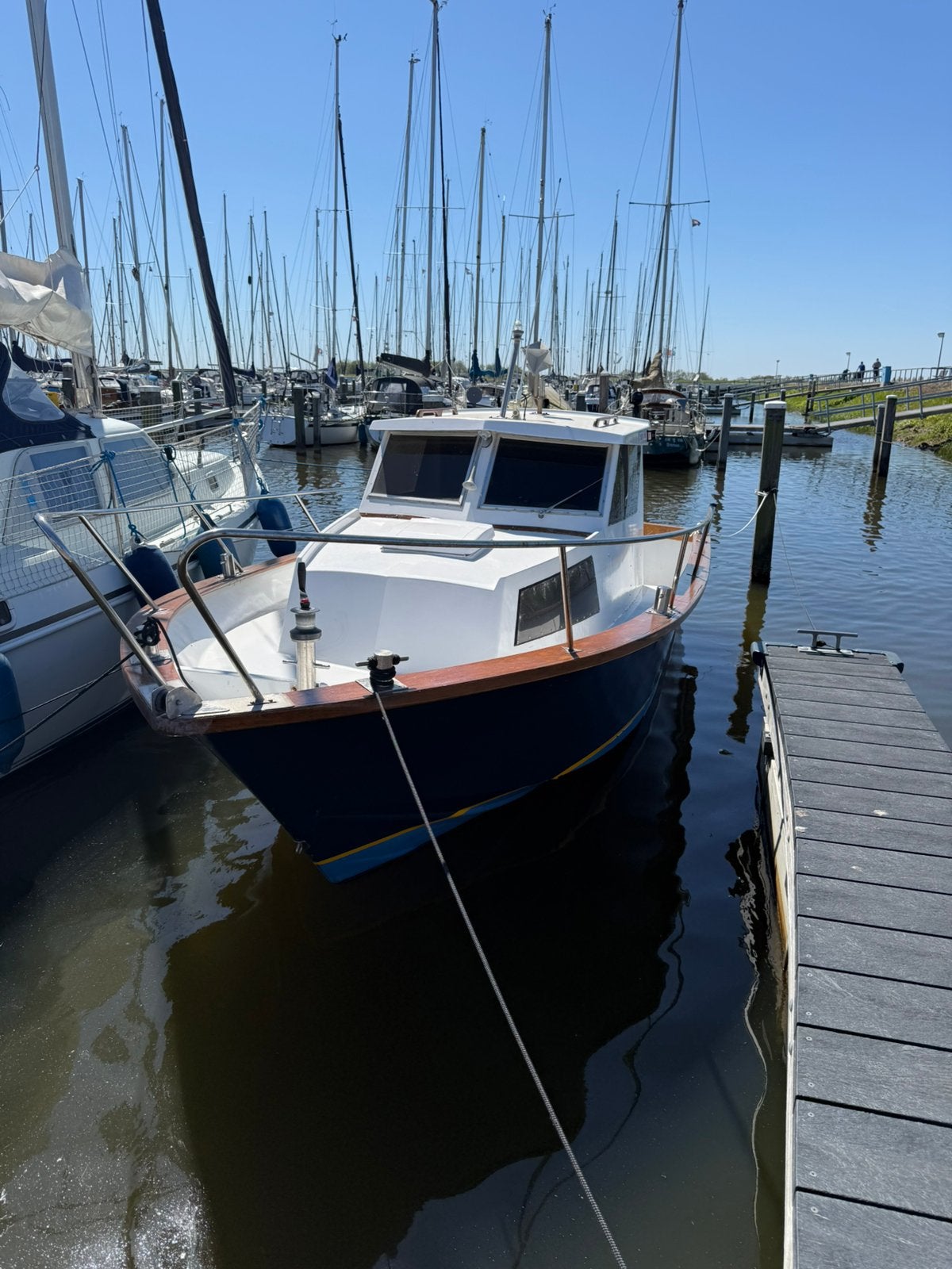 Nette kajuitboot / visboot met Honda 90 PK, Gebruikt, 1 cm, Overige typen, 6 m