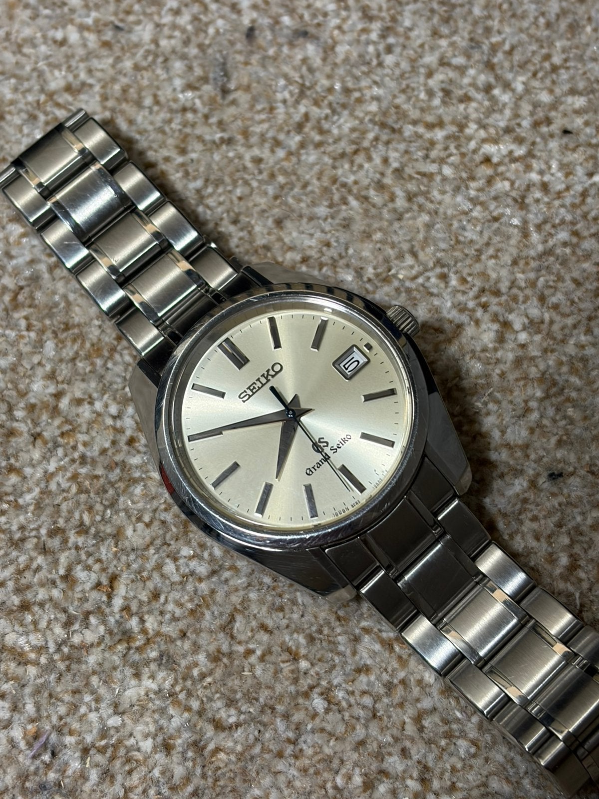 Grand Seiko SBGV005  40mm, Ophalen of Verzenden, Zo goed als nieuw, Staal, Seiko