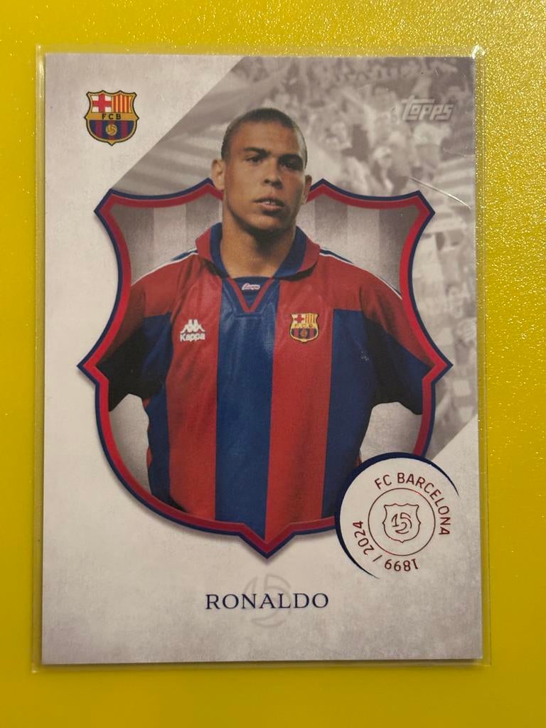 Ronaldo Topps FC Barcelona Spelerskaart - 125 Legacy, Ophalen of Verzenden, Zo goed als nieuw, Buitenlandse clubs, Spelerskaart