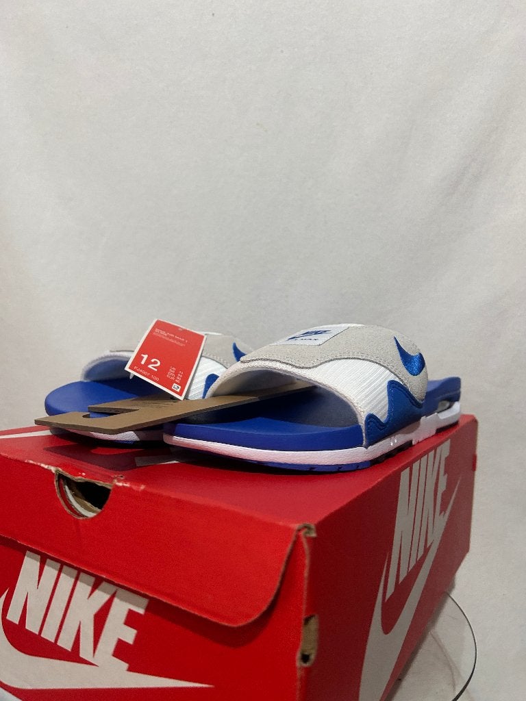 NIEUW IN DOOS! Maat 46 - Nike Air Max 1 Slide Royal Blue, Kleding | Heren, Schoenen, Slippers, Nike, Nieuw, Nike