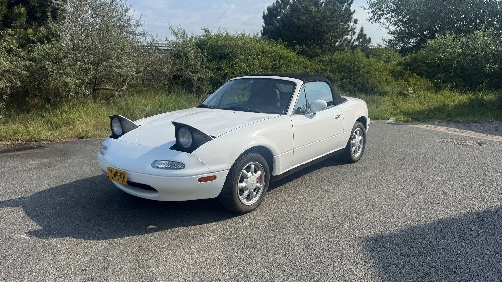 Mazda MX-5 1.6 Miata U9 1992 gerestaureerd, Auto's, Mazda, Bedrijf, Te koop, MX-5, Airbags, Elektrische buitenspiegels, Lichtmetalen velgen
