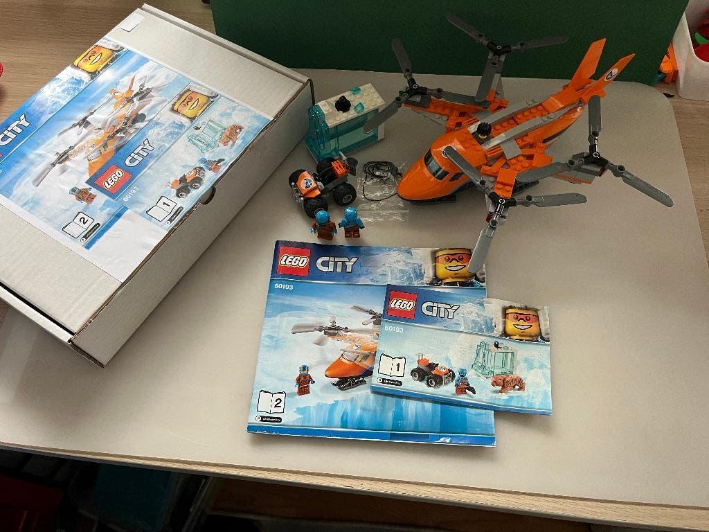 lego city 60193 arctisch luchttransport met helicopter en, Ophalen of Verzenden, Zo goed als nieuw, Lego, City