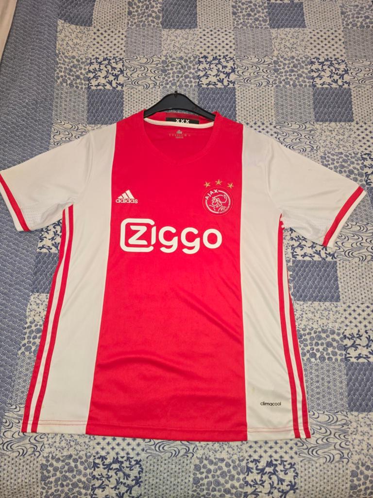 Ajax Thuisshirt Rood/Wit - Maat M, Maat 48/50 (M), Ophalen of Verzenden, Zo goed als nieuw, Adidas