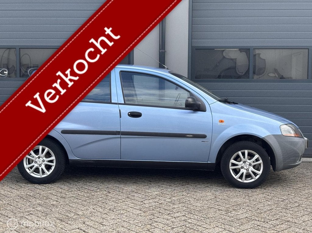 Daewoo Kalos 1.2 Ace Uitvoering // Inruil Auto ( KOOPJE ), Auto's, Daewoo, Voorwielaandrijving, 1150 cc, 15 km/l, 31 €/maand