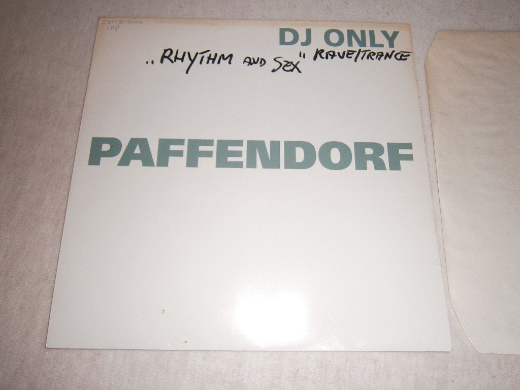 Paffendorf – Rhythm And Sex. 2001. Promo. Club / Hard Trance, Ophalen, Trance, Zo goed als nieuw, 12 inch