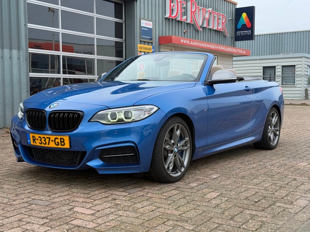 BMW 2-serie Cabrio M235i xDrive |Full Option | Harman Kardon, Auto's, BMW, Automaat, Gebruikt, 1645 kg, Leder