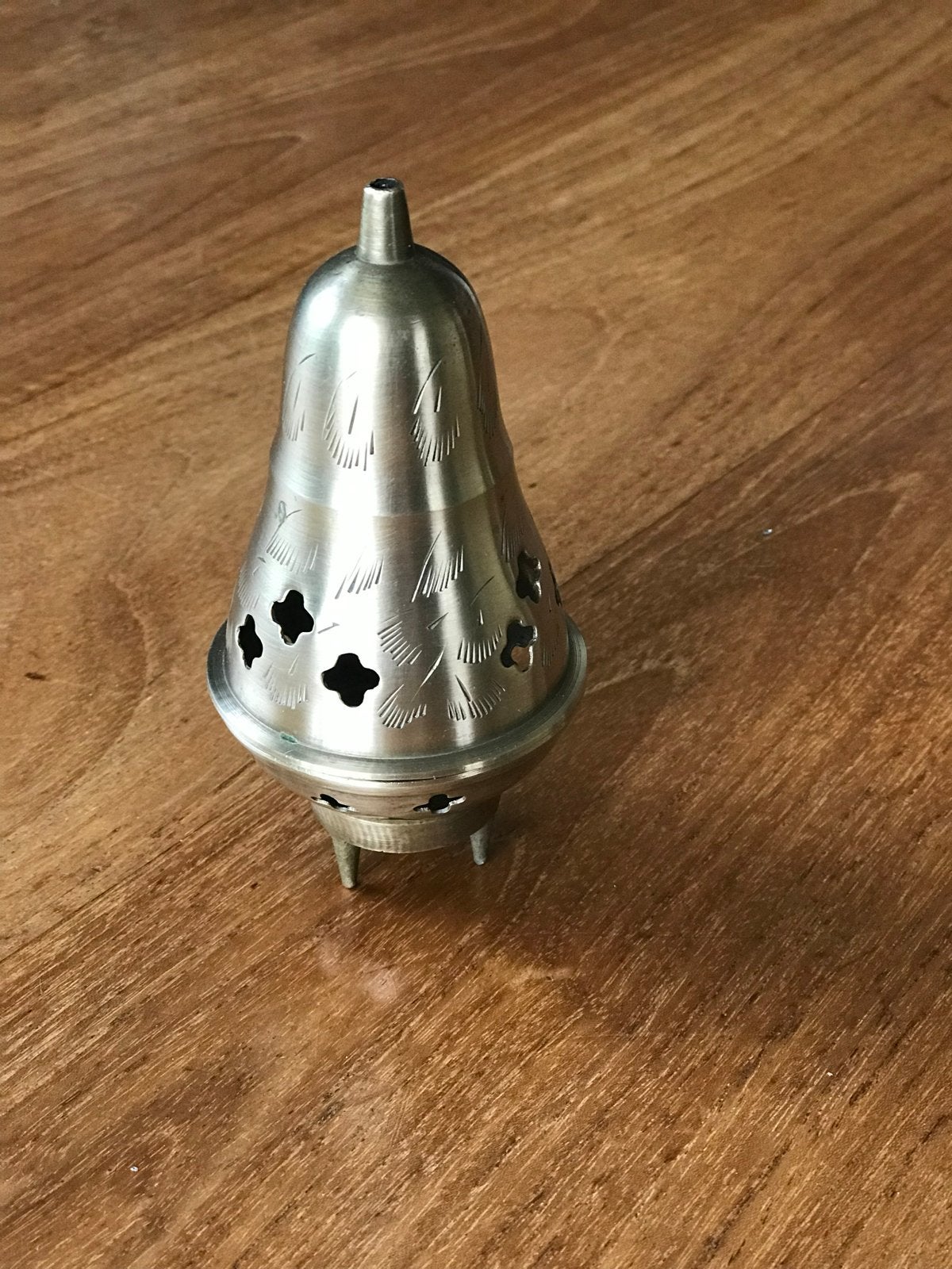 Metalen wierookbrander/houder, Gebruikt, Ophalen of Verzenden, Oosters, Metaal