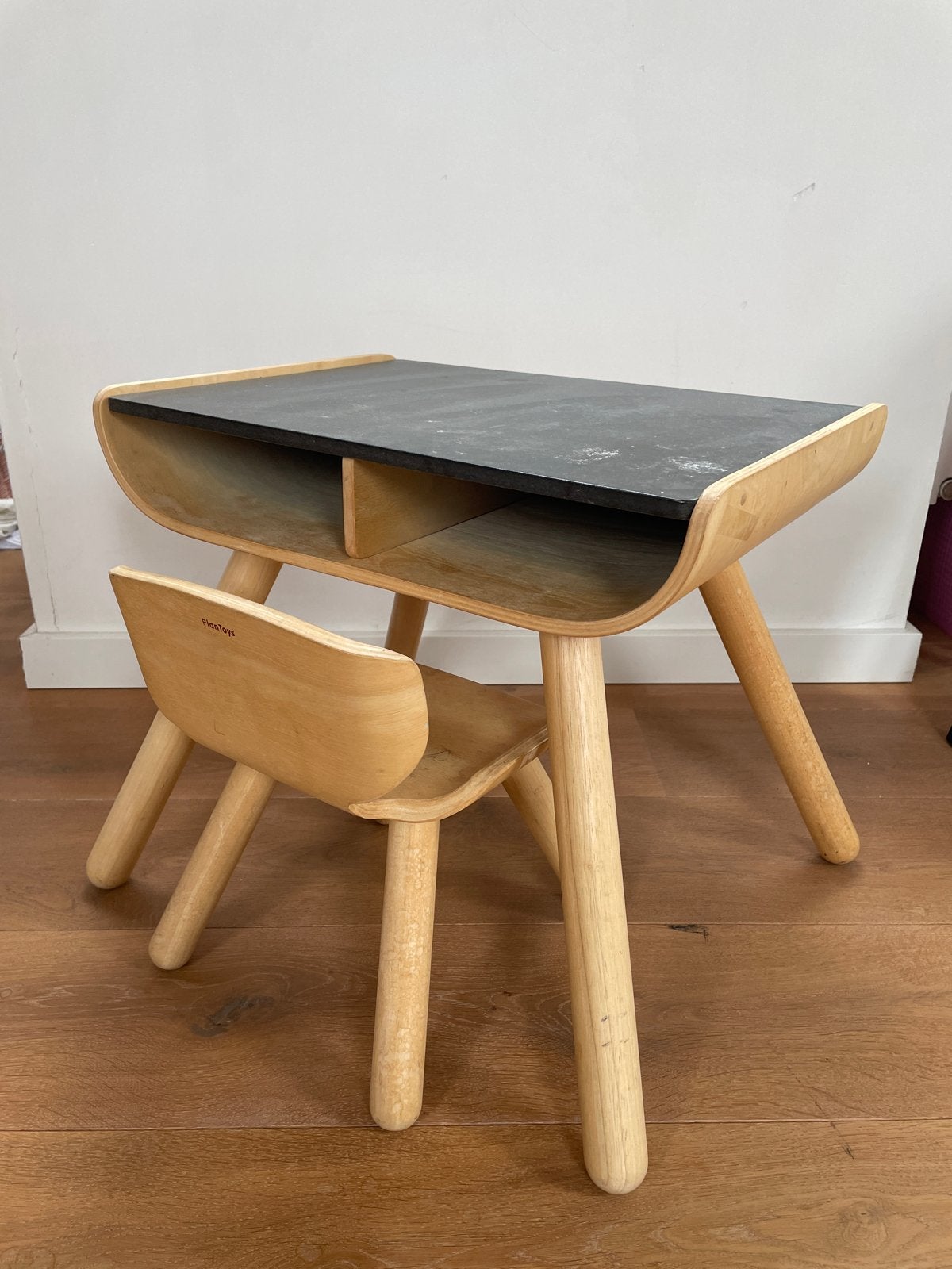 PlanToys kinderbureau met stoel, Ophalen, Gebruikt, Tafel(s) en Stoel(en)