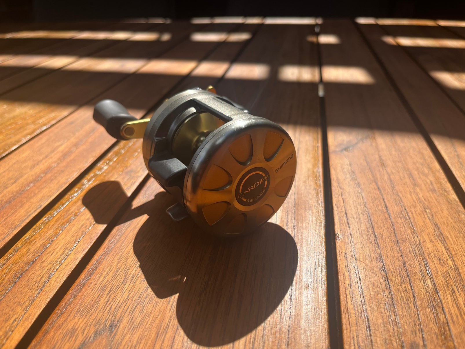 Shimano Cardiff 201a - Met nieuwe kogellagers, Ophalen, Gebruikt, Molen