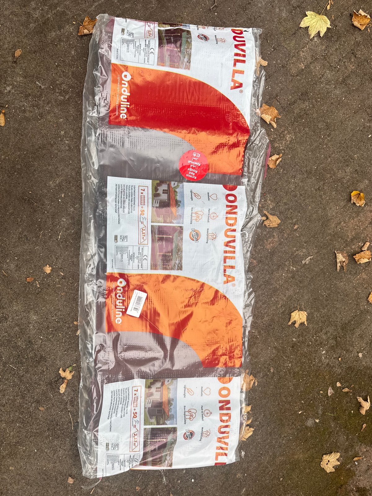 Onduvilla dakpanplaten - Nieuw in verpakking 5 st, Doe-het-zelf en Verbouw, Overige materialen, Nieuw, Minder dan 5 m², Rood