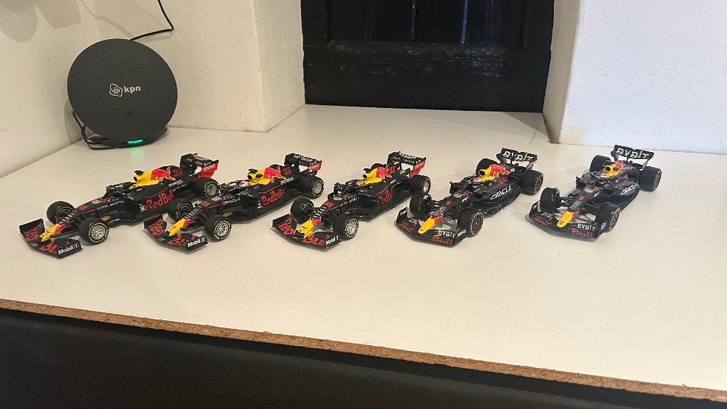 Red Bull F1 auto's Max Verstappen Jumbo spaaractie, Ophalen of Verzenden, Zo goed als nieuw, Formule 1
