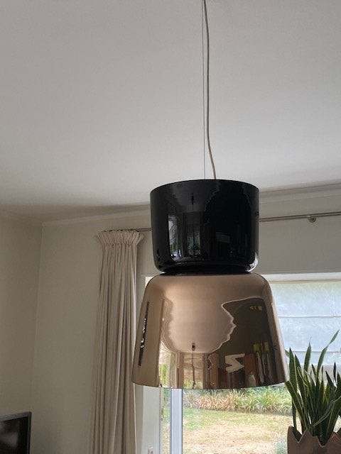 Design hanglamp Prandina, Huis en Inrichting, Ophalen, Zo goed als nieuw, Glas, Modern