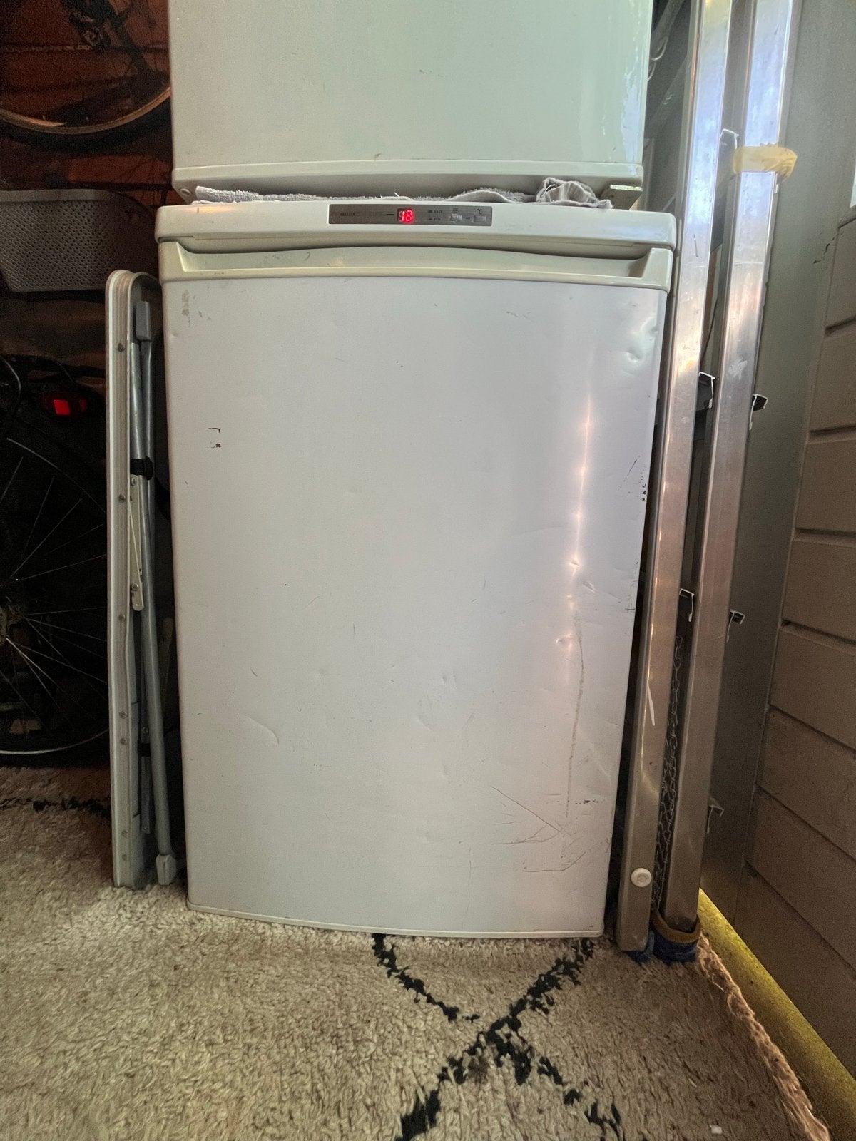 Tafelmodel vriezer - Ideaal voor schuur/garage, Ophalen, Gebruikt, Met aparte vriezer, 45 tot 60 cm
