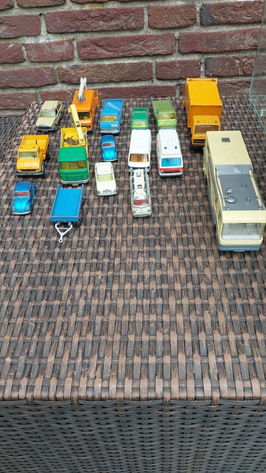 Verzameling van diverse speelgoedauto's en vrachtwagens, Kinderen en Baby's, Ophalen of Verzenden, Gebruikt