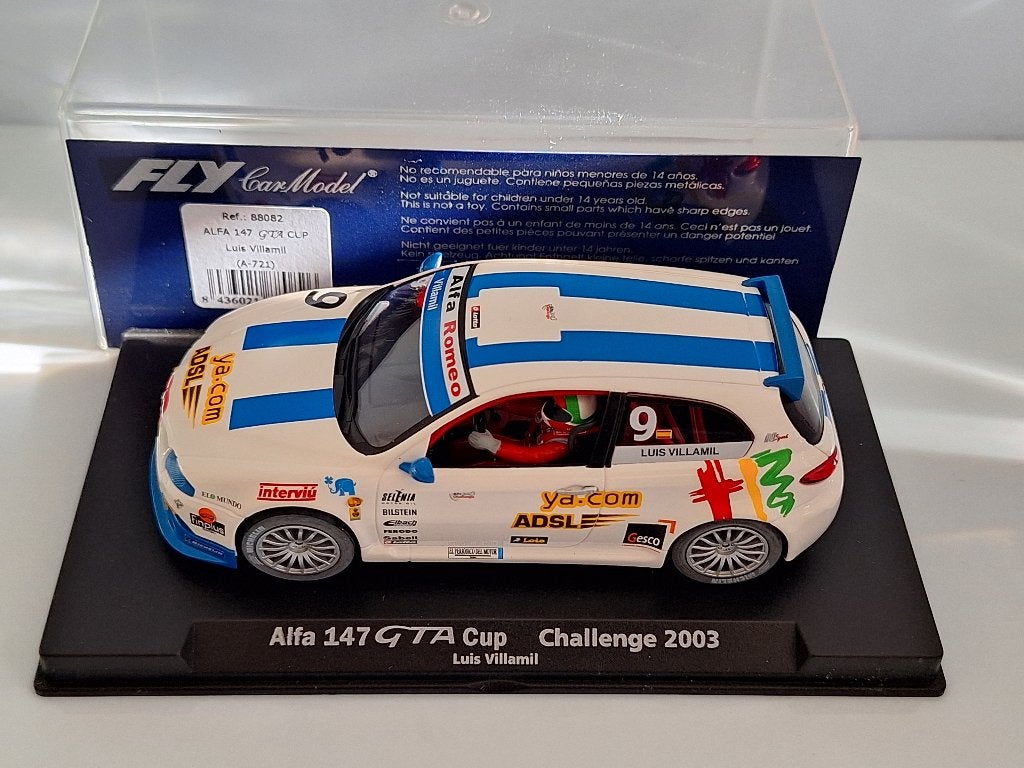Fly Alfa Romeo 147 GTA Cup Luis Villamil Ref Nr A721, Overige merken, Racebaan, Fly, Nieuw