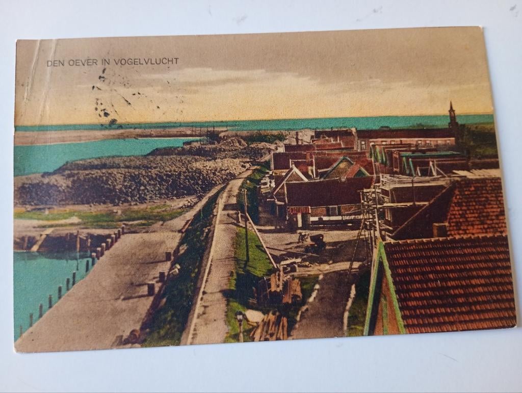 Den Oever 1927, Ophalen of Verzenden, 1920 tot 1940, Gelopen, Noord-Holland