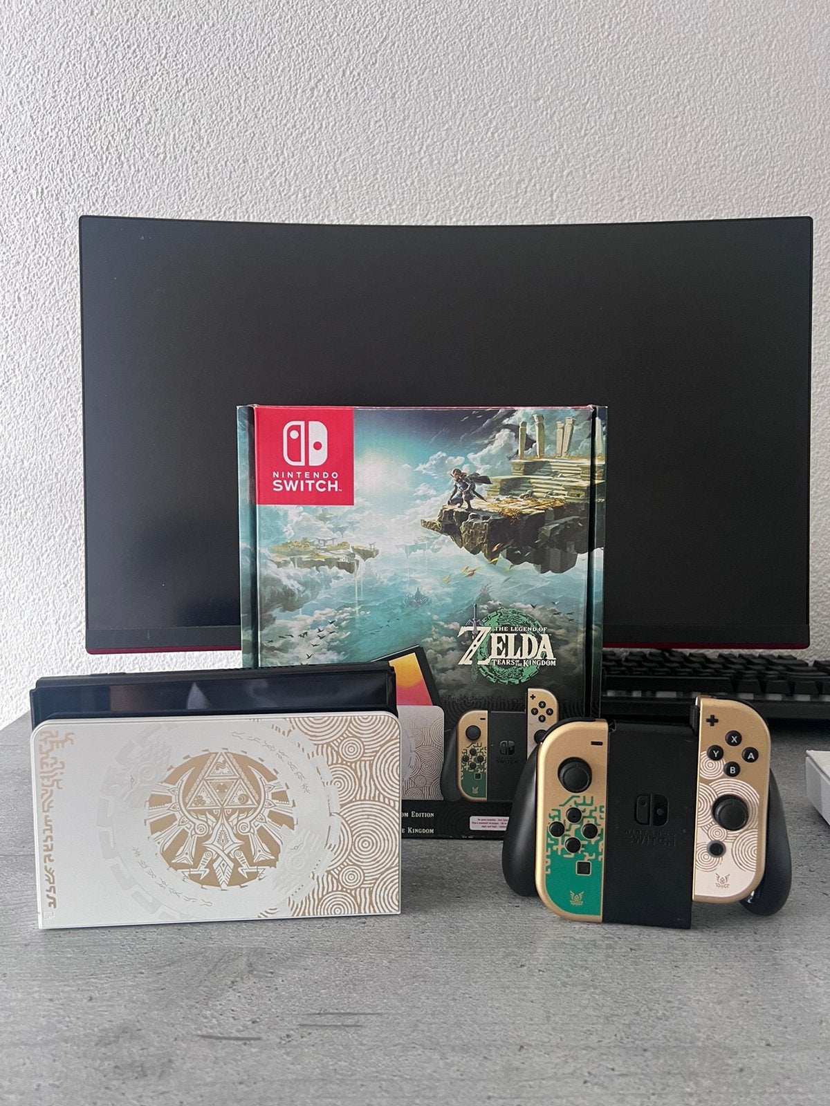 Nintendo switch Zelda editie, Spelcomputers en Games, Ophalen of Verzenden, Zo goed als nieuw