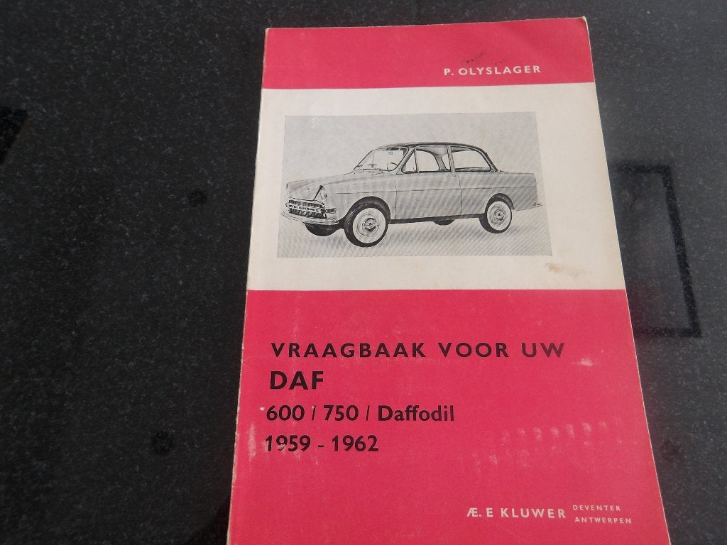 DAF 600 / 750 / Daffodil - Vraagbaak NL, Auto diversen, Handleidingen en Instructieboekjes, Verzenden