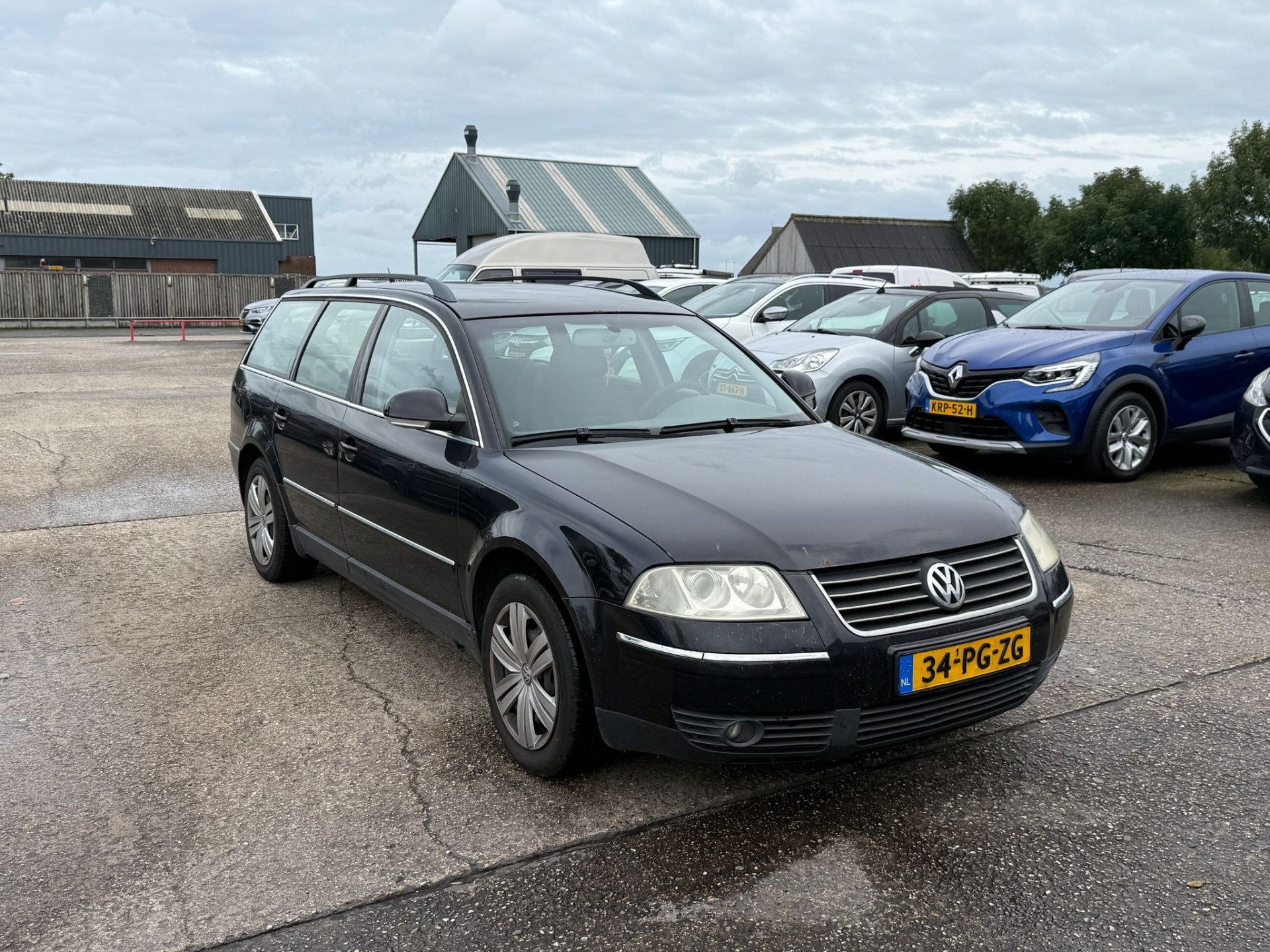 Volkswagen Passat Variant 1.9 TDI Athene (bj 2004), Gebruikt, 4 cilinders, Zwart, Origineel Nederlands