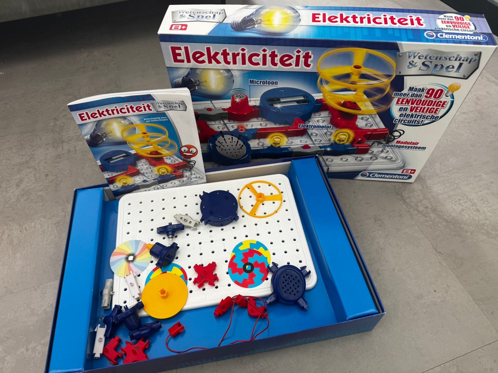 Clementoni Wetenschap&Spel Elektriciteit, Ophalen of Verzenden, Zo goed als nieuw