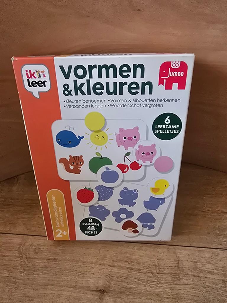 Jumbo Ik Leer Vormen & Kleuren Spel (2+ jaar), Kinderen en Baby's, Speelgoed | Kinderpuzzels, Ophalen of Verzenden, Meer dan 50 stukjes