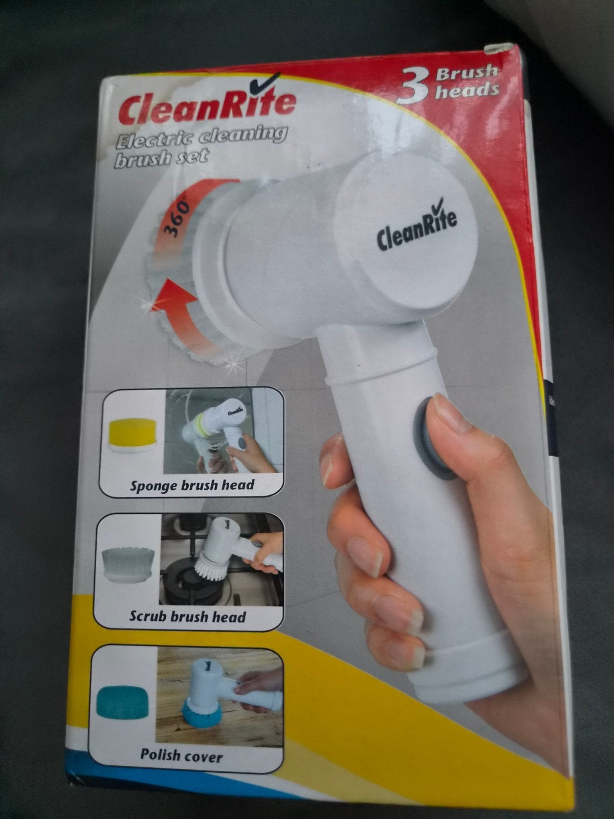 CleanRite Elektrische Reinigingsborstel Set - 1 Opzetstuk, Ophalen of Verzenden, Overige typen