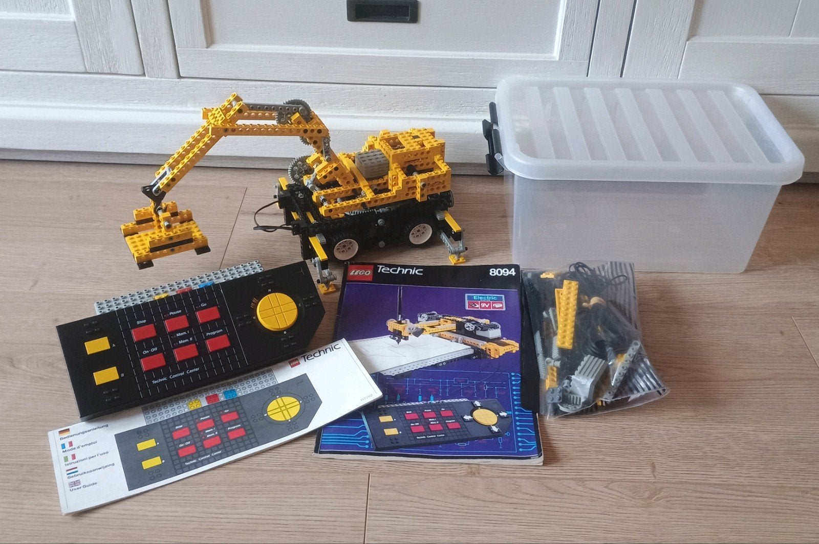 Lego Technic 8094 Control Center (bj 1990) 100% compleet!, Lego, Ophalen of Verzenden, Zo goed als nieuw, Technic