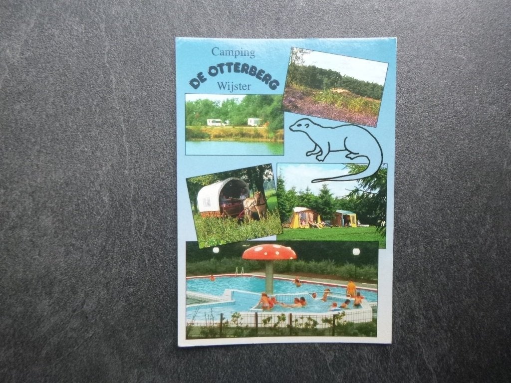 Wijster, camping de Otterberg/zwembad, Verzenden, 1980 tot heden, Gelopen, Noord-Brabant