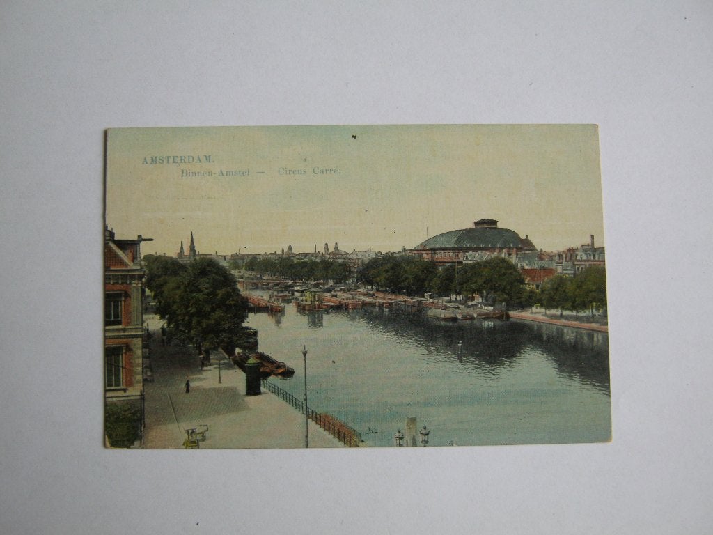 Ansichtkaarten Nederland, TC 9-77 Amsterdam, Binnen Amstel, Ophalen of Verzenden, Voor 1920, Gelopen, Noord-Holland
