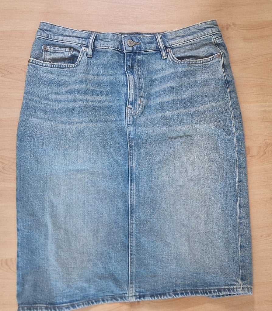 Jeans rok Ralph lauren, Blauw, Maat 42/44 (L), Ophalen of Verzenden, Ralph Lauren