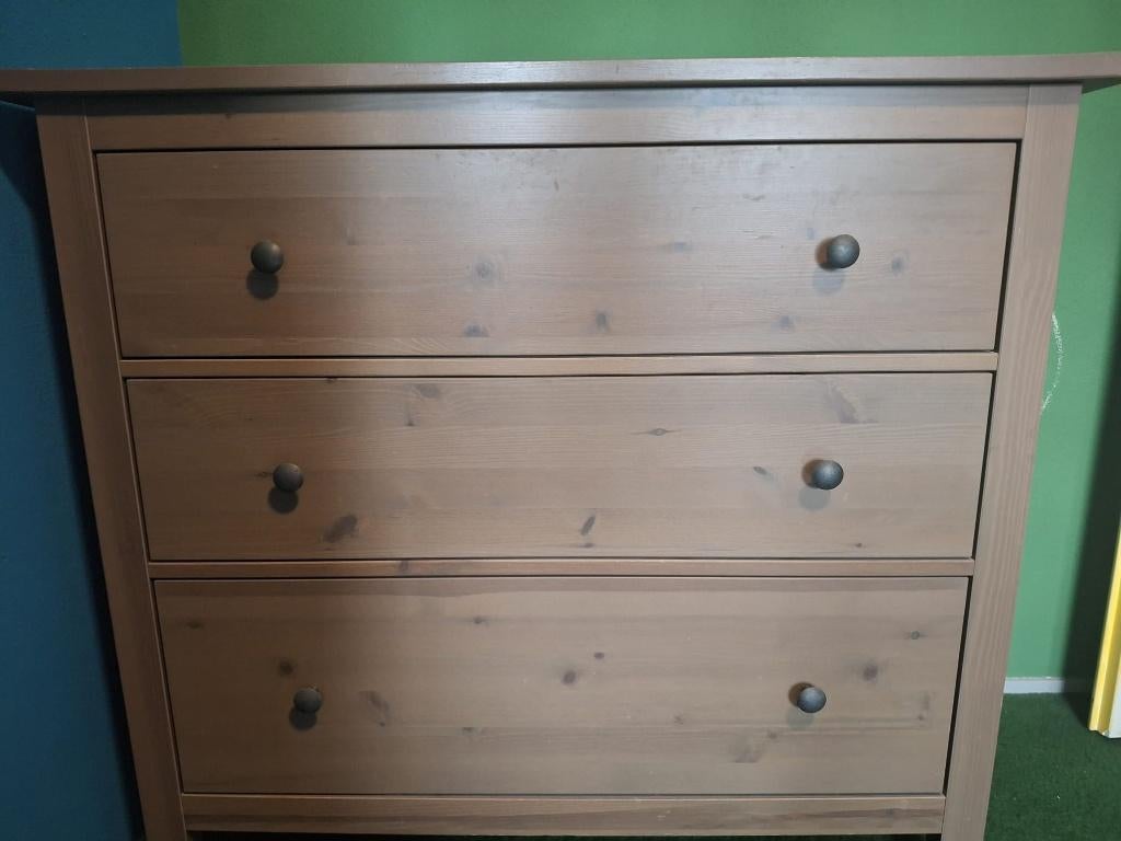Ladekast/commode, Huis en Inrichting, Kasten | Ladekasten, Ophalen, 100 tot 150 cm, Zo goed als nieuw, 3 of 4 laden