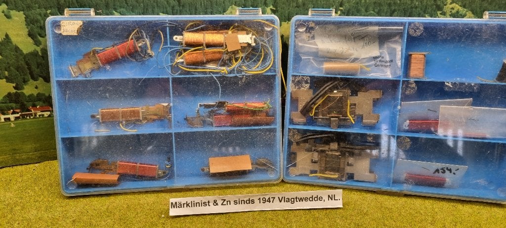 Marklin M rails spoelen nieuw en gebruikt, Wisselstroom, Gebruikt, Analoog, Rails