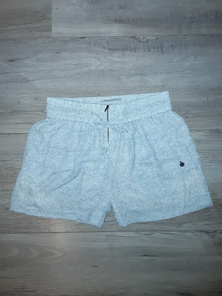 Maison Scotch Gebroken Wit Broekje Met Stippen Print Mt 1=S, Maat 38/40 (M), Wit, Nieuw, Lang