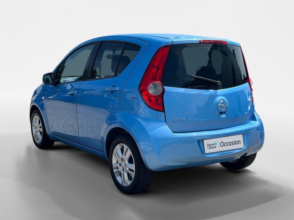Opel Agila 1.2 Edition |Automaat| Airco| Stoelverwarming| 12, Auto's, Stof, 4 cilinders, Blauw, Bedrijf